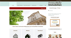 Desktop Screenshot of cm-immobilien.de